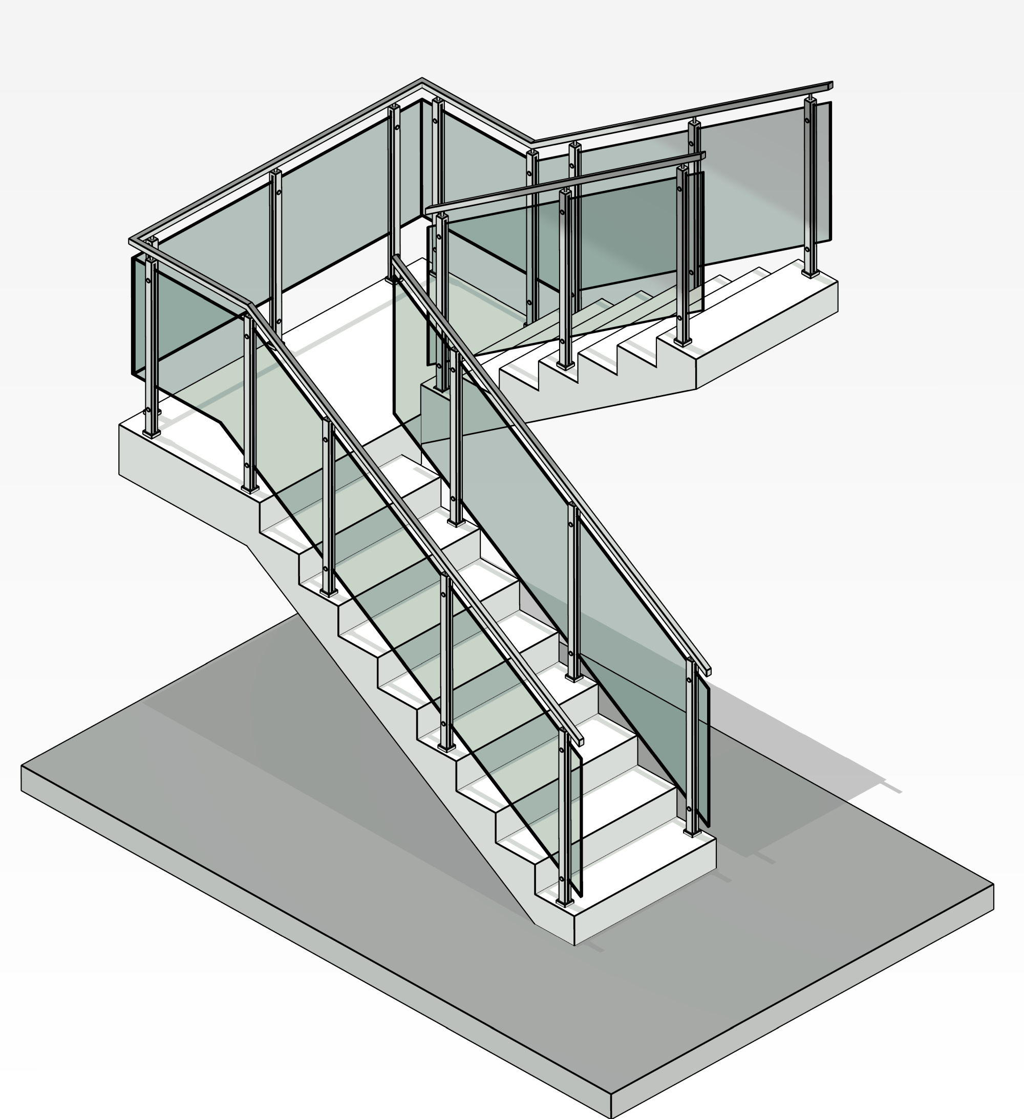 sh_Guarda-corpo_de_vidro_com_coluna_torre_alta_e_corrimao_quadrado_aereo_inox_h105_cm7